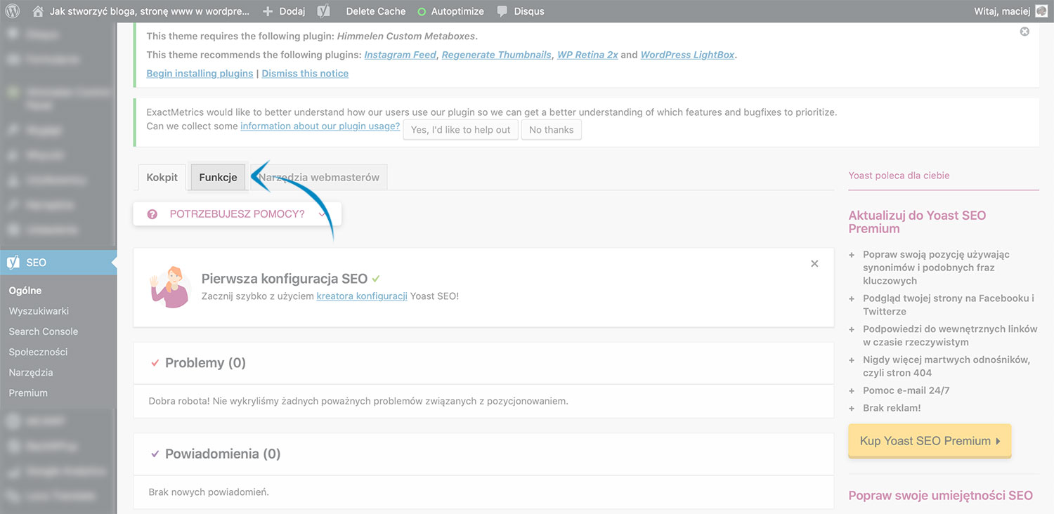 Jak dodać mapę strony